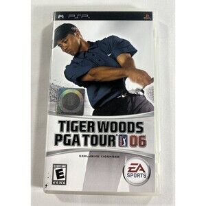 Tiger Woods PGA Tour 2006 Sony PlayStation PSP Complete with Manual Tested